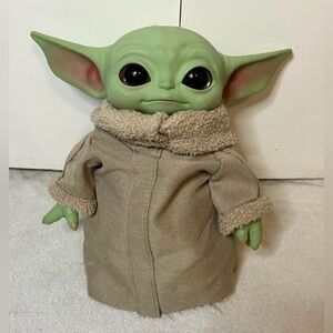 STAR WARS MANDALORIAN GROGU BABY YODA PLUSH 12” 2021 MATTEL TOY